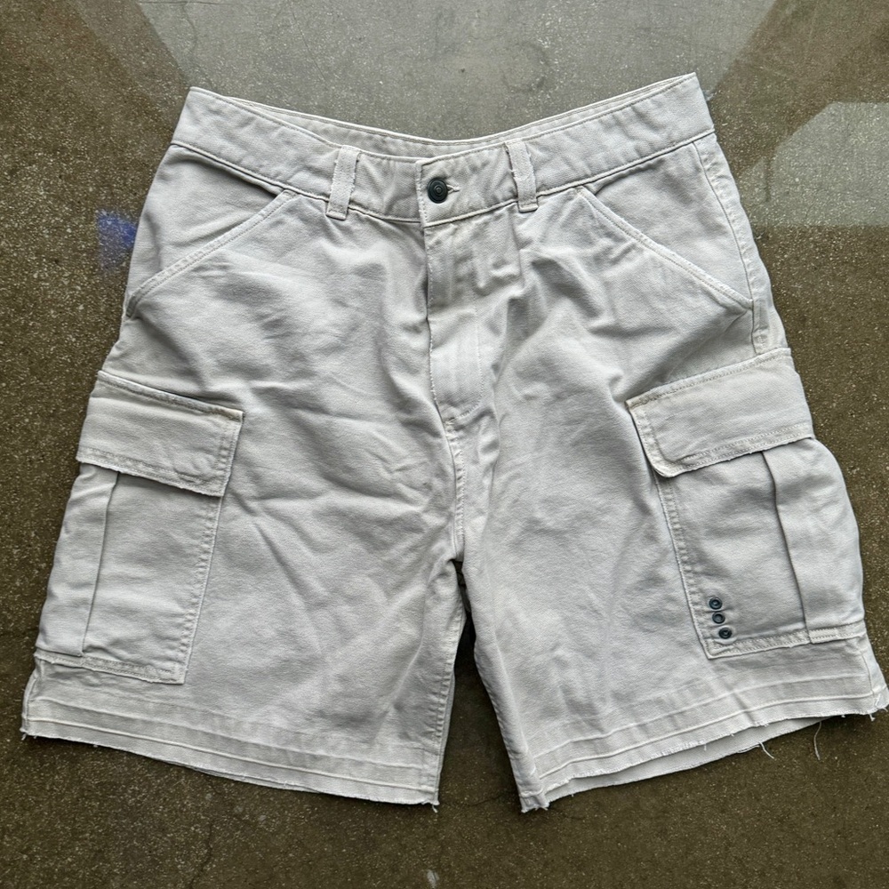 Zara Men’s White Cargo Shorts - Size‎ 32